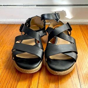 Black Marc Fisher sandals